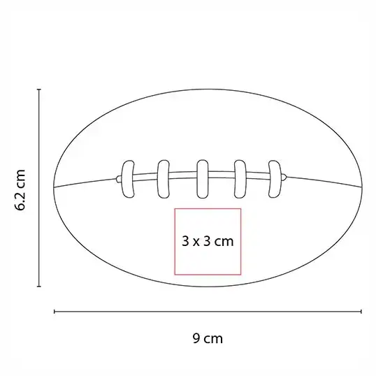Anti Estres Pelota Futbol Americano Medida