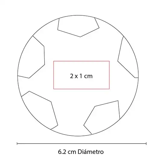Anti Sress Pelota Futbol Medida