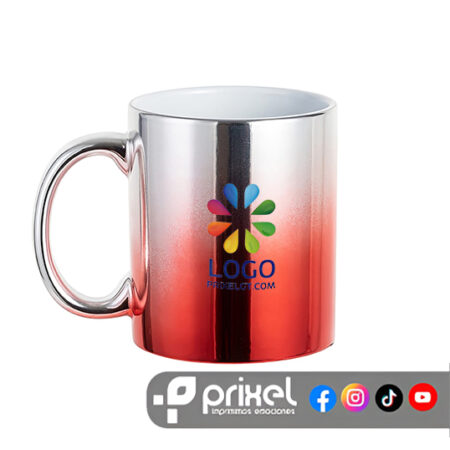Taza Plateada Degradada 11 Onz.
