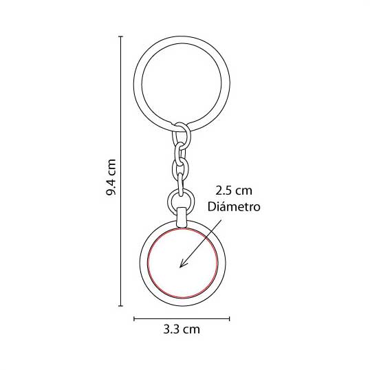 Llavero-Gol-Medida